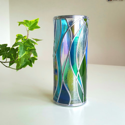 訂單：“Cenote”GlassArt ☆ 圓形玻璃花瓶“Cenote” 第6張的照片