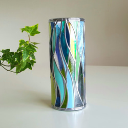 訂單：“Cenote”GlassArt ☆ 圓形玻璃花瓶“Cenote” 第3張的照片
