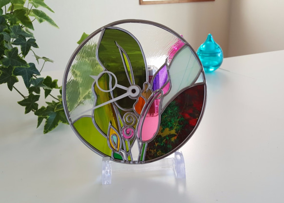 Round Acrylic Wall hanging clock "Basyo" 第2張的照片