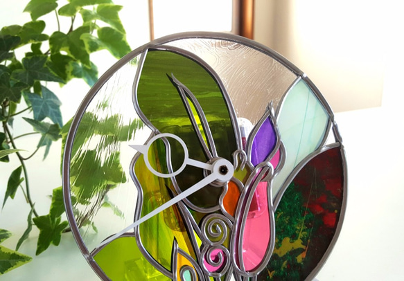 Round Acrylic Wall hanging clock "Basyo" 第1張的照片