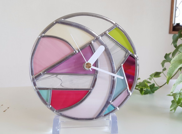 Round Acrylic Wall&table clock " Love and thanks" 第4張的照片