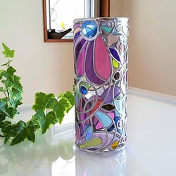 GlassArt Round vase “Tinkerbell” 第3張的照片