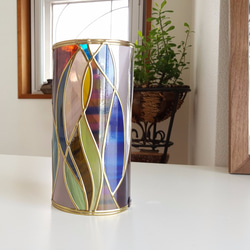 Glass art desk lamp "Japanese Modern" 第3張的照片