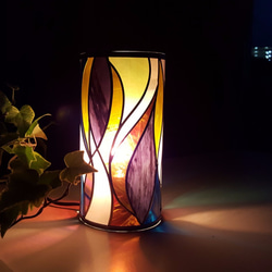 Glass art desk lamp "Japanese Modern" 第7張的照片