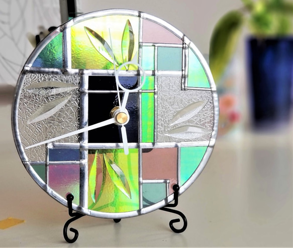 Round Acrylic Wall&table clock " Art Deco" 第2張的照片