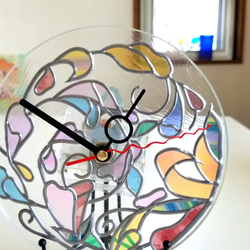 Round Acrylic Wall&table clock " Light forest" 第2張的照片