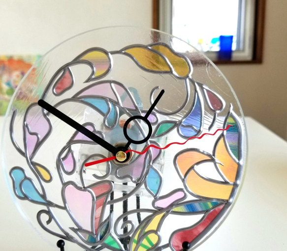 Round Acrylic Wall&table clock " Light forest" 第2張的照片