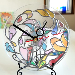 Round Acrylic Wall&table clock " Light forest" 第4張的照片