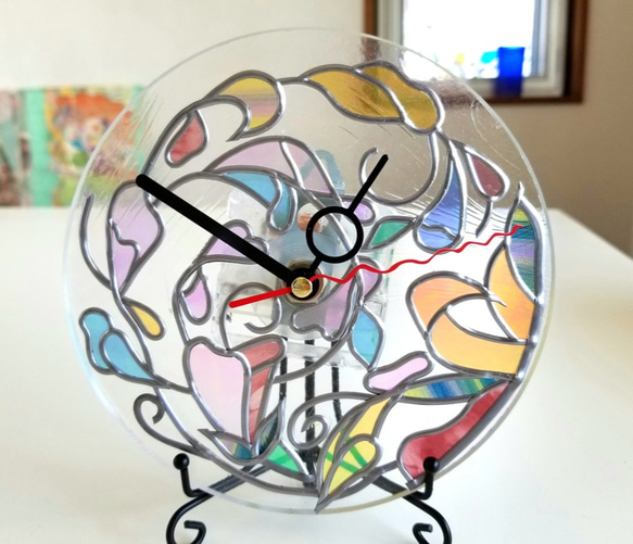 Round Acrylic Wall&table clock " Light forest" 第4張的照片