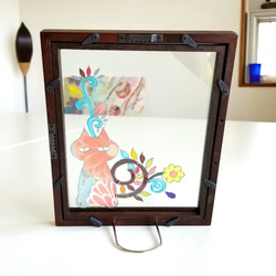 Wood frame + glass photo frame "Red Cats" 第5張的照片