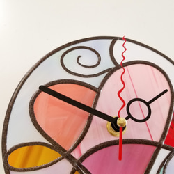 Round Acrylic Wall&table clock "Fairy Heart 2" 第4張的照片