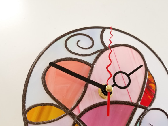 Round Acrylic Wall&table clock "Fairy Heart 2" 第4張的照片