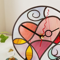 Round Acrylic Wall&table clock "Fairy Heart 2" 第5張的照片