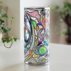 Round Glass Vase “Tinker Bell” 第1張的照片