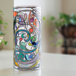Round Glass Vase “Tinker Bell” 第3張的照片