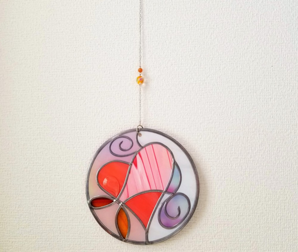 Round suncatcher "Fairy Heart" 第3張的照片