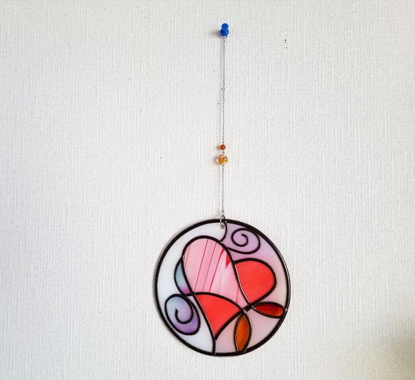 Round suncatcher "Fairy Heart" 第5張的照片