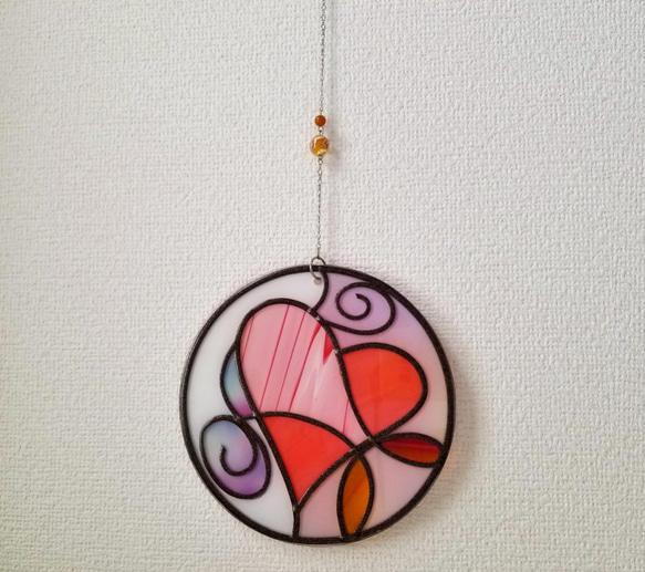 Round suncatcher "Fairy Heart" 第6張的照片