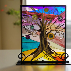 Glass Art Iron Stand 　『Tree of Ray』 第4張的照片