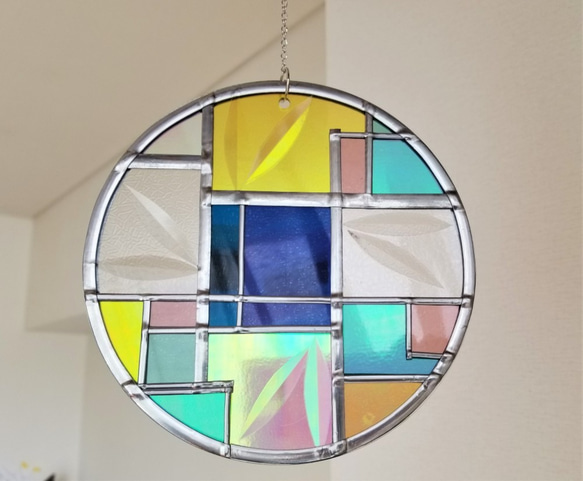 Round Suncatcher "Art Deco１” 第2張的照片