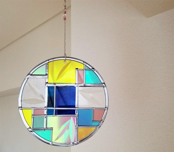 Round Suncatcher "Art Deco１” 第9張的照片