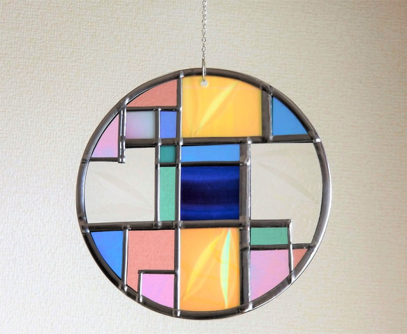 Round Suncatcher "Art Deco2” 第3張的照片