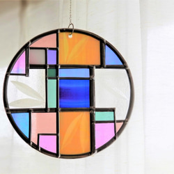 Round Suncatcher "Art Deco2” 第5張的照片