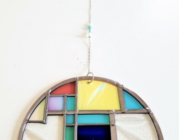 Round Suncatcher "Art Deco2” 第7張的照片