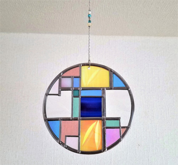 Round Suncatcher "Art Deco2” 第9張的照片