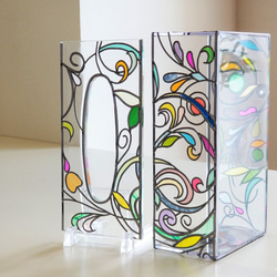 Glass art Tissue case 　『pring Banquet２』 第2張的照片