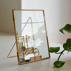 Antique style gold photo frame "Art Deco" 第6張的照片