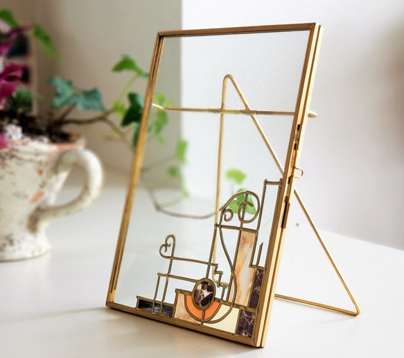 Antique style gold photo frame "Art Deco2" 第1張的照片