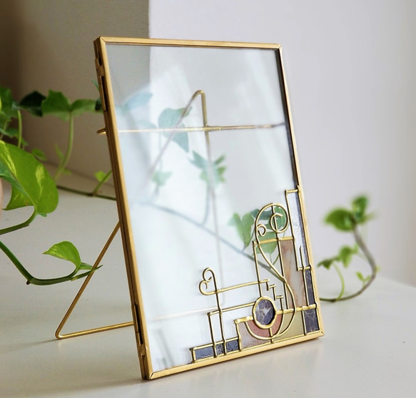 Antique style gold photo frame "Art Deco2" 第4張的照片