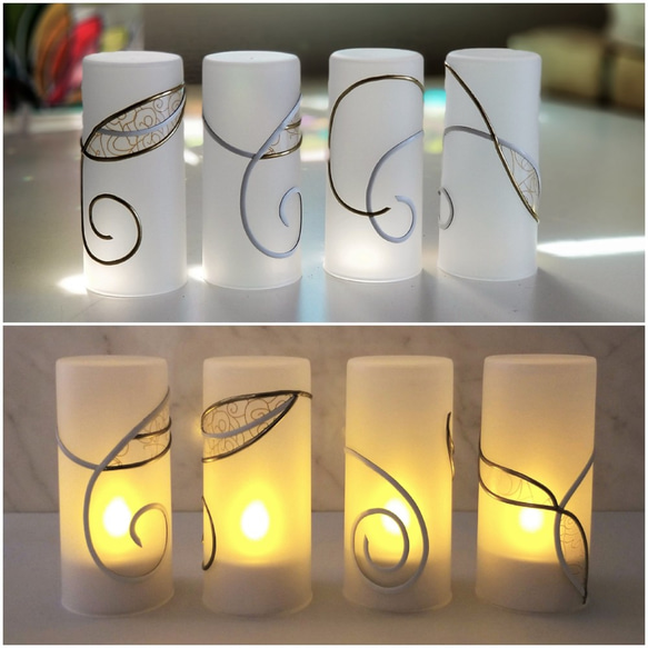 Set of 12 rechargeable LED candles “Tinker Bell Christmas” 第1張的照片