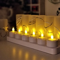 Set of 12 rechargeable LED candles “Tinker Bell Christmas” 第9張的照片