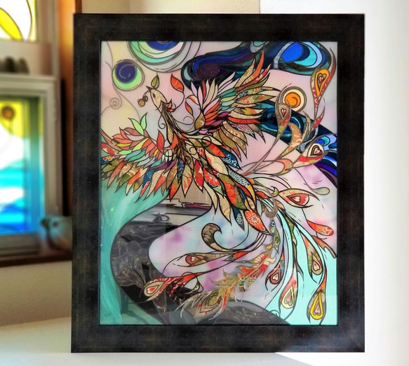 アートミラー　イギリス　ハンドメイド アートミラーイギリスハンドメイド