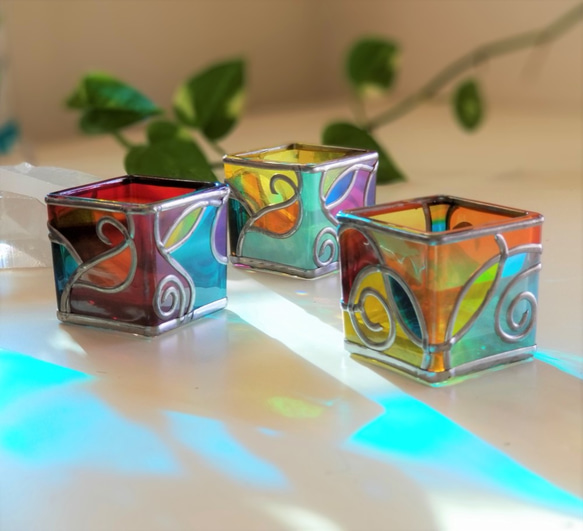 LED Candle set of 3 “Ryukyu Sunlight1” 第5張的照片