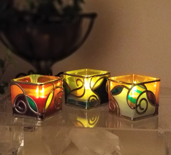 LED Candle set of 3 “Ryukyu Sunlight２” 第5張的照片