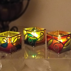 LED Candle set of 3 “Ryukyu Sunlight３” 第3張的照片