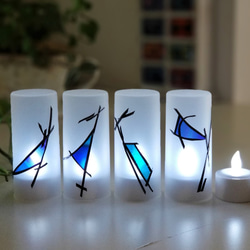 Set of 12 rechargeable LED candles “Ryukyu Blue ２ 第1張的照片