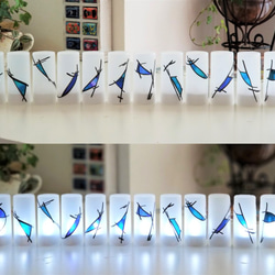 Set of 12 rechargeable LED candles “Ryukyu Blue ２ 第4張的照片