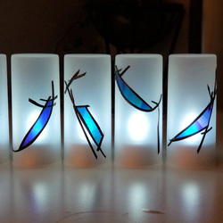 Set of 12 rechargeable LED candles “Ryukyu Blue ２ 第5張的照片