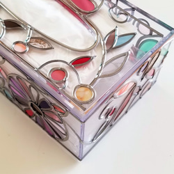 Glass art Tissue case 　『Love』 第8張的照片