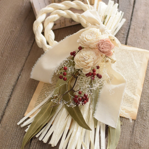 しめ縄飾り～kinari 2Way～ しめ縄・しめ飾り 花結 通販 13005718