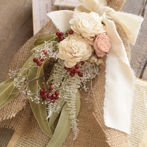 しめ縄飾り～kinari 2Way～ しめ縄・しめ飾り 花結 通販 13005718