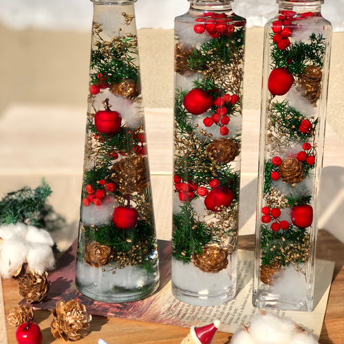 ハーバリウム～Xmas～ ハーバリウム・植物標本 花結 通販 6467100