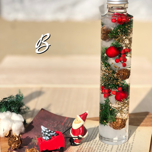 ハーバリウム～Xmas～ ハーバリウム・植物標本 花結 通販 6467100