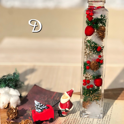 ハーバリウム～Xmas～ ハーバリウム・植物標本 花結 通販 6467100
