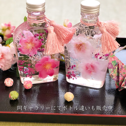 【母の日・ギフト】ハーバリウムドロップ～桃花·桜花～ 7枚目の画像