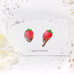 sweet strawberry　ピアス・イヤリング 3枚目の画像